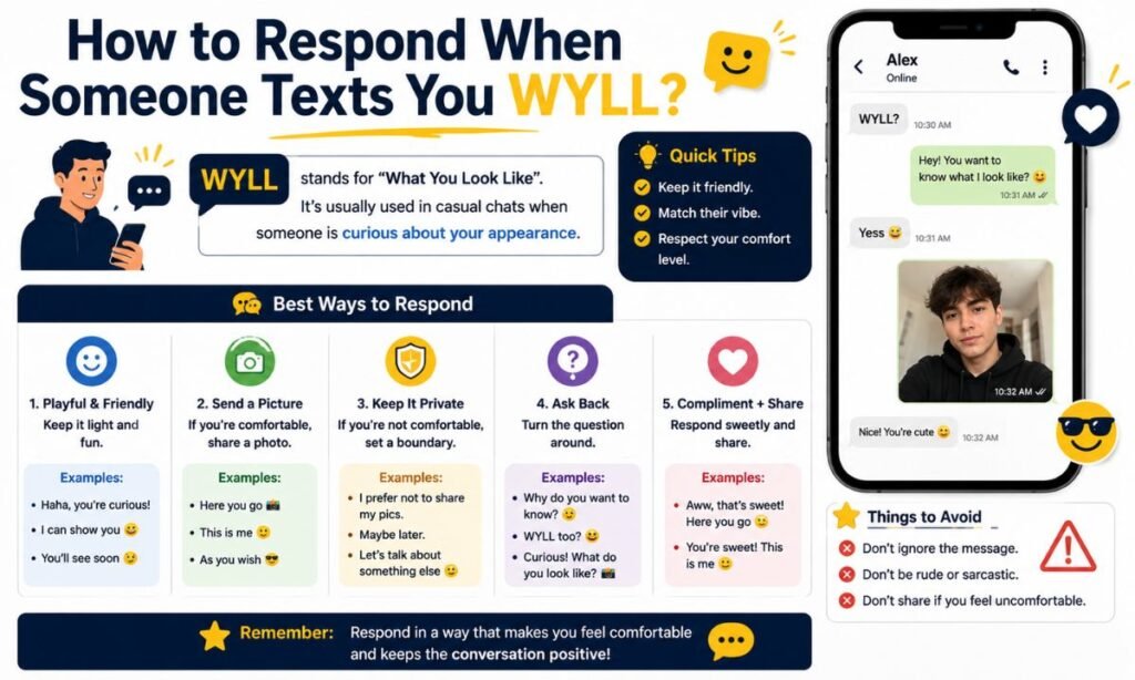 How to Respond When Someone Texts You WYLL?
