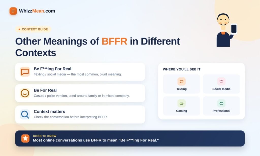 Other Meanings of BFFR in Different Contexts