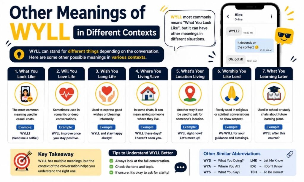 Other Meanings of WYLL in Different Contexts