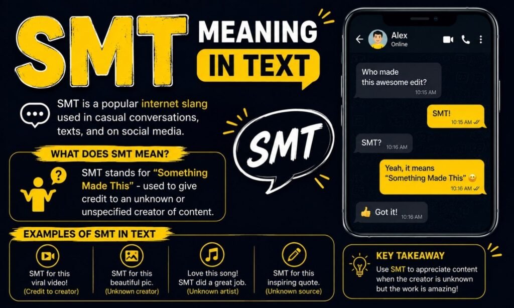 SMT Meaning in text: What It Stands for & How to Use It