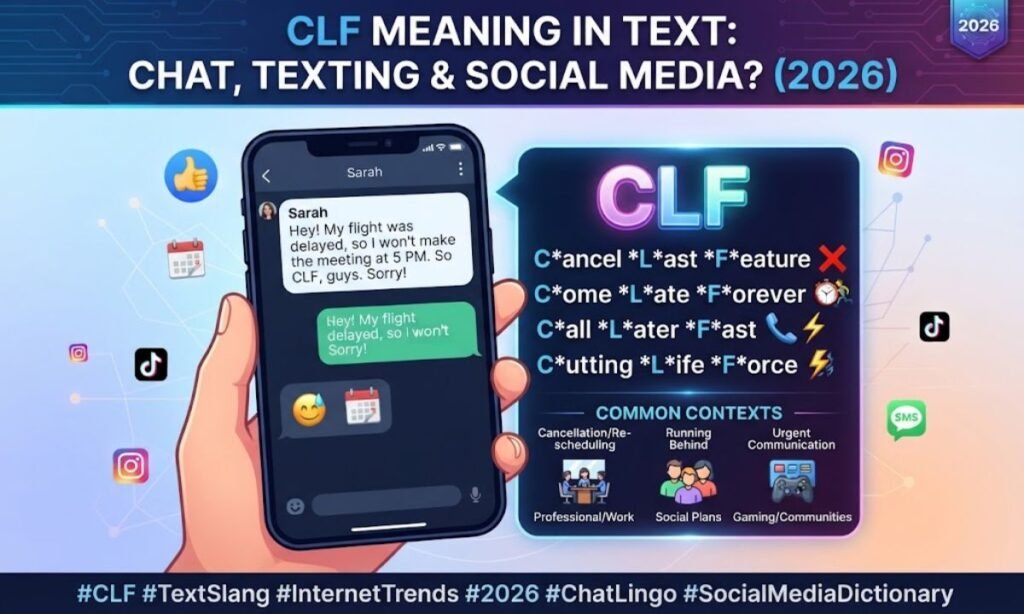 CLF Meaning in Text: What Does CLF Mean in Chat, Texting & Social Media? (2026)