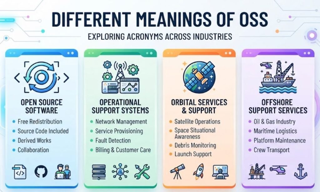Different Meanings of OSS