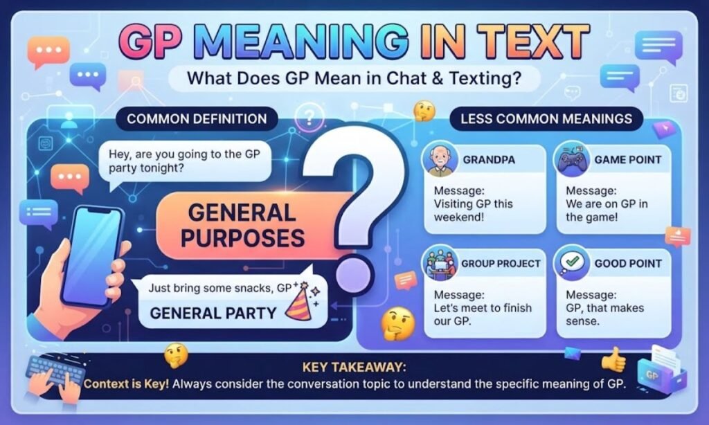 GP Meaning in Text: What Does GP Mean in Chat, Texting