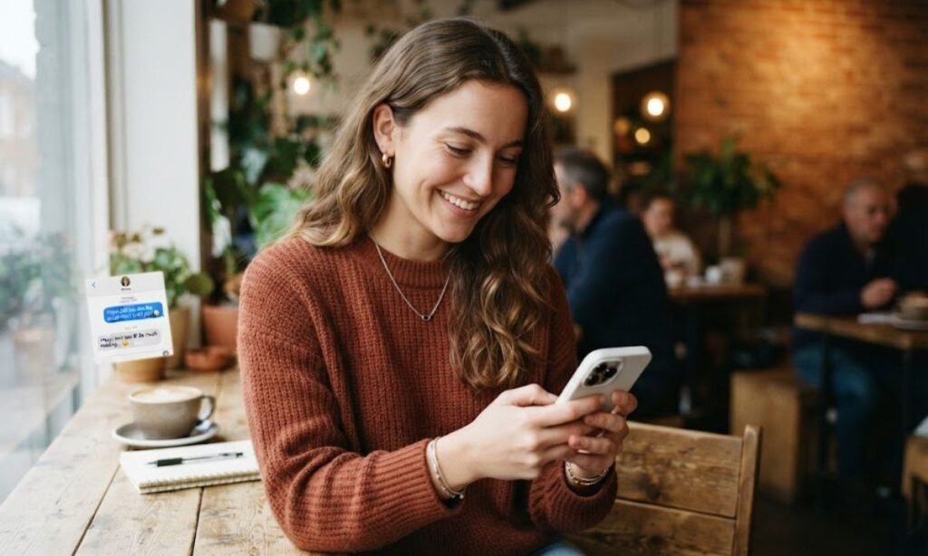 Hyy meaning in text from girl