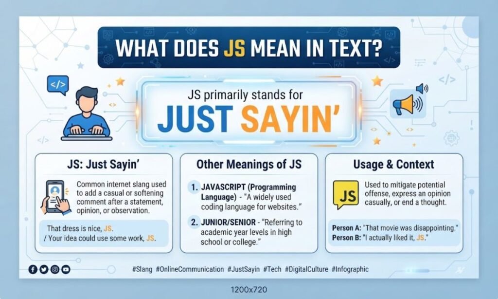 What Does JS Mean in Text?
