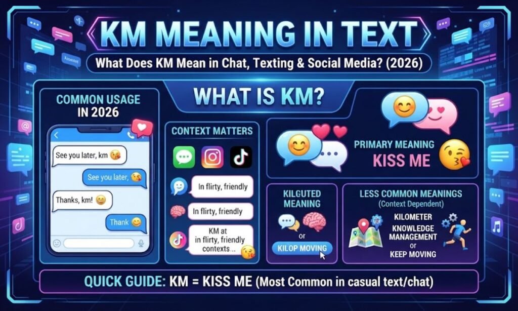 KM Meaning in Text: What Does KM Mean in Chat, Texting & Social Media? (2026)