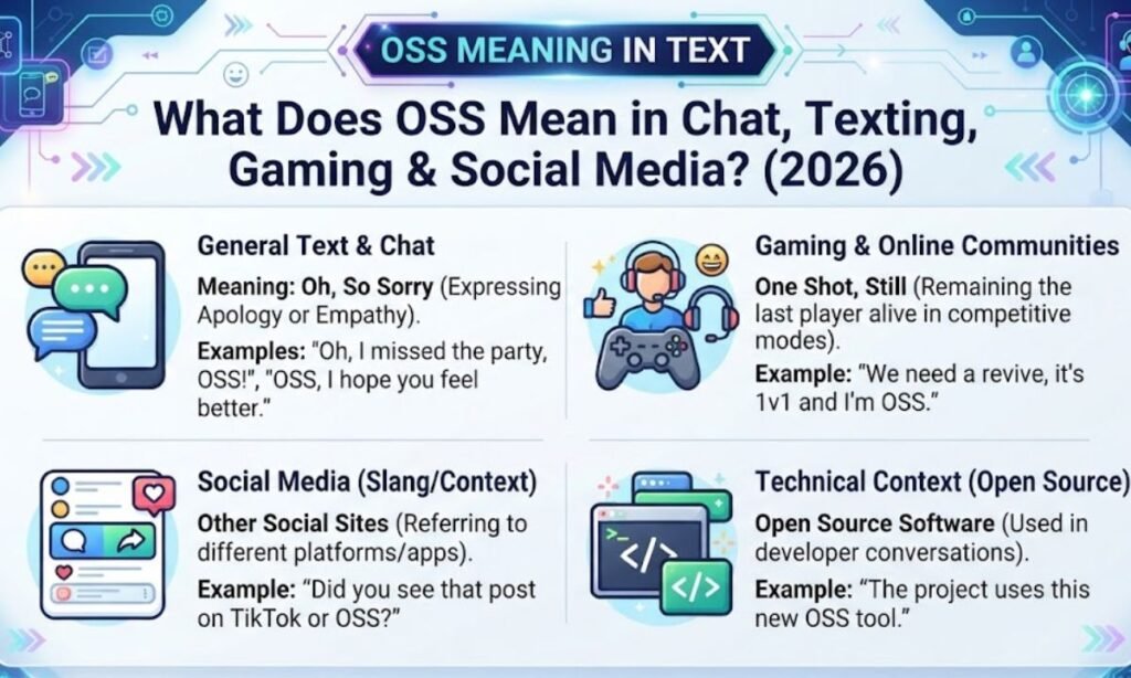 OSS Meaning in Text: What Does OSS Mean in Chat, Texting, Gaming & Social Media? (2026)