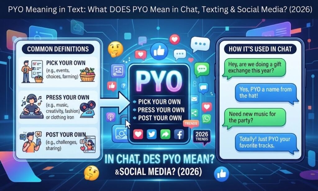 PYO Meaning in Text: What Does PYO Mean in Chat, Texting & Social Media? (2026)
