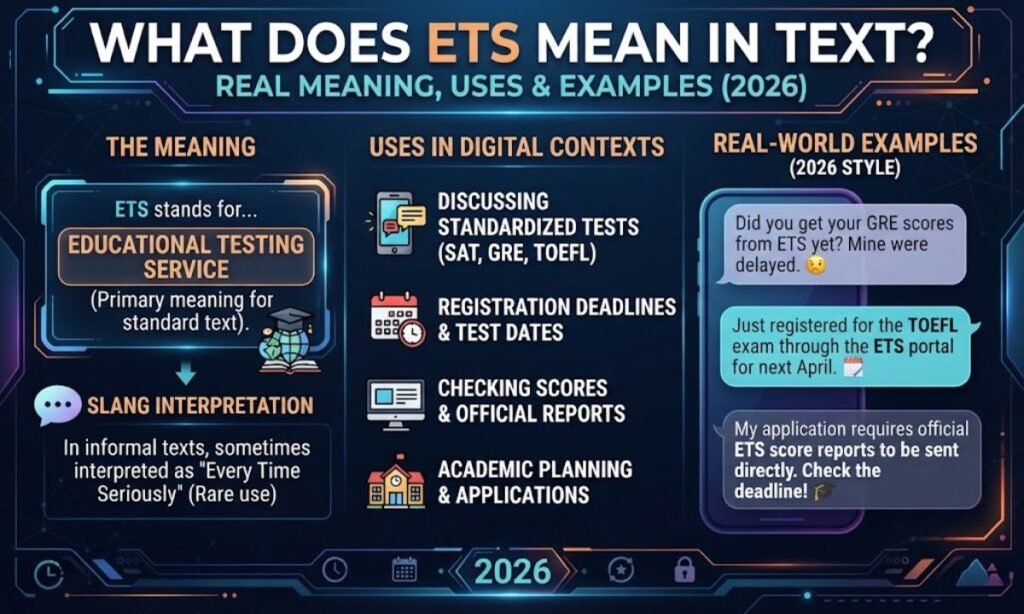 What Does ETS Mean in Text? Real Meaning, Uses & Examples (2026)
