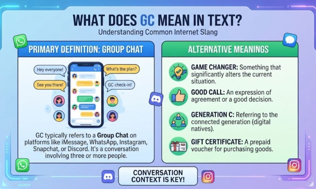 What Does GC Mean in Text?