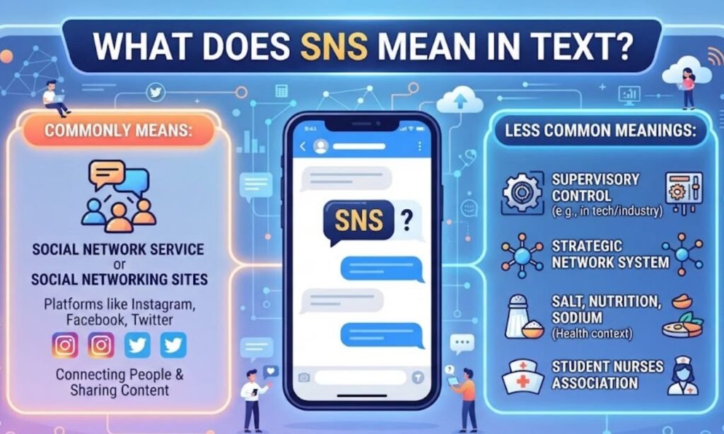 What Does SNS Mean in Text?