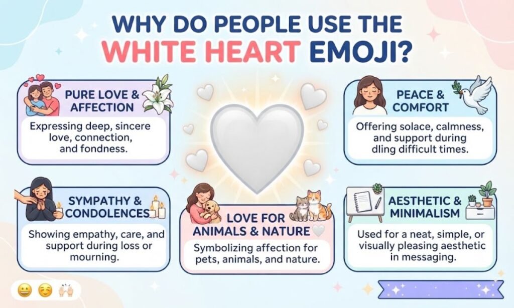 Why Do People Use the White Heart Emoji?