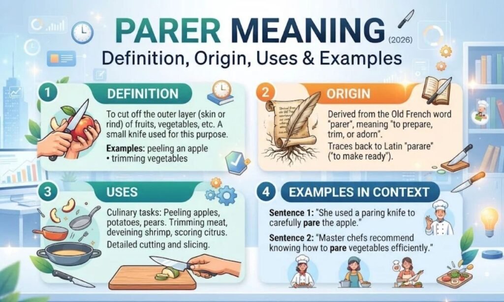 Parer Meaning: Definition, Origin, Uses & Examples (2026)