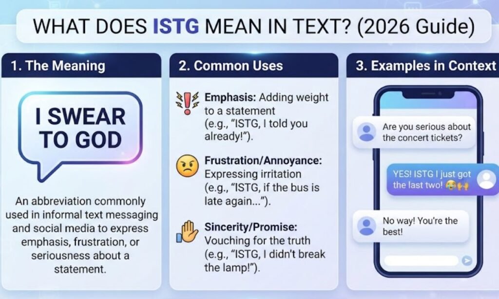 What Does ISTG Mean in Text? Meaning, Uses & Examples (2026)