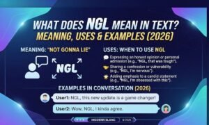 What Does NGL Mean in Text? Meaning, Uses & Examples (2026)
