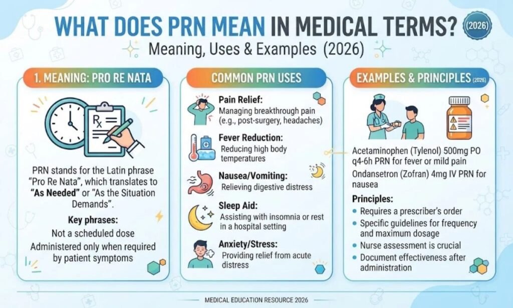 What Does PRN Mean in Medical Terms? Meaning, Uses & Examples (2026)