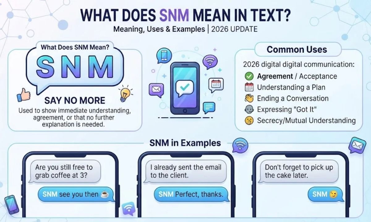 What Does SNM Mean in Text? Meaning, Uses & Examples (2026)